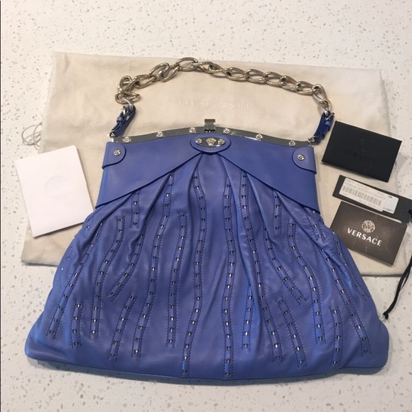 Versace Deep Purple Big Mirror Bag - Picture 2 of 4